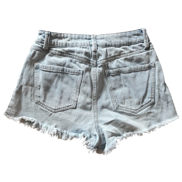 Rewash Light Wash High Waist Denim Shorts | Size 5 - Picture 4 of 8